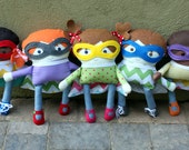 Super Hero Rag Dolls for Boys and Girls