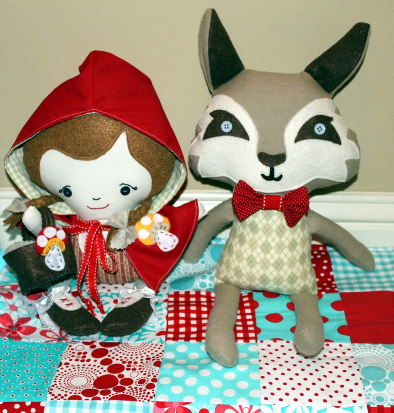 Handmade Mr. Wolf Doll image 3