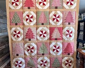 Handmade Quilt - Perfect for the holidays! Large Throw  ***READY TO SHIP***