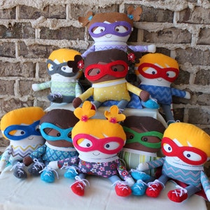 Super Hero Rag Dolls for Boys and Girls image 2