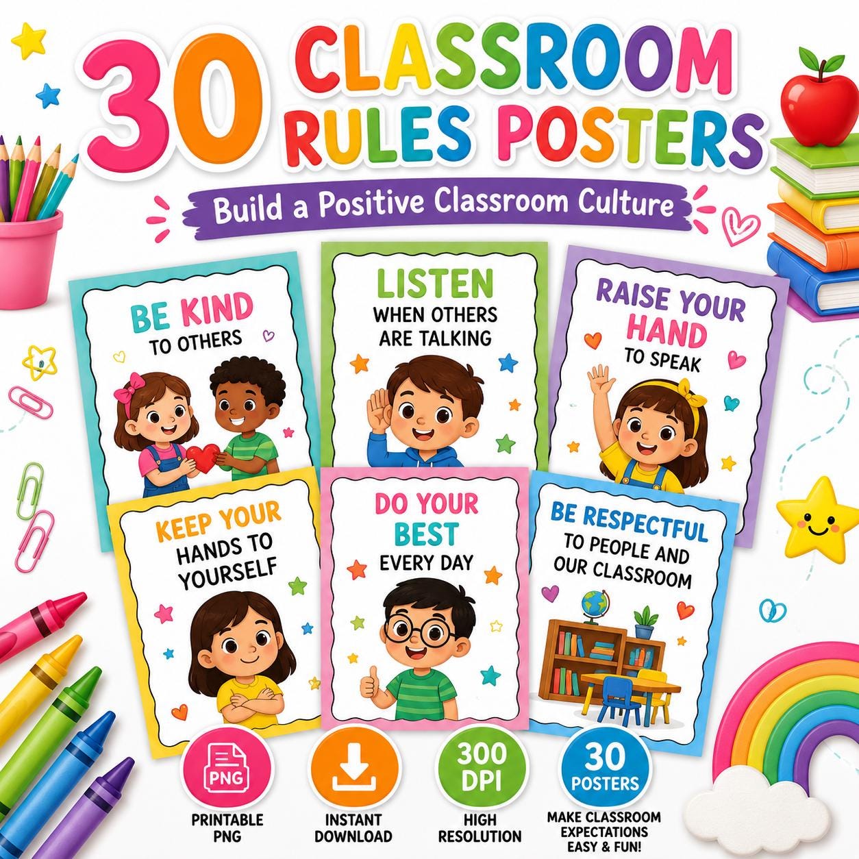 Classroom Poster - Etsy