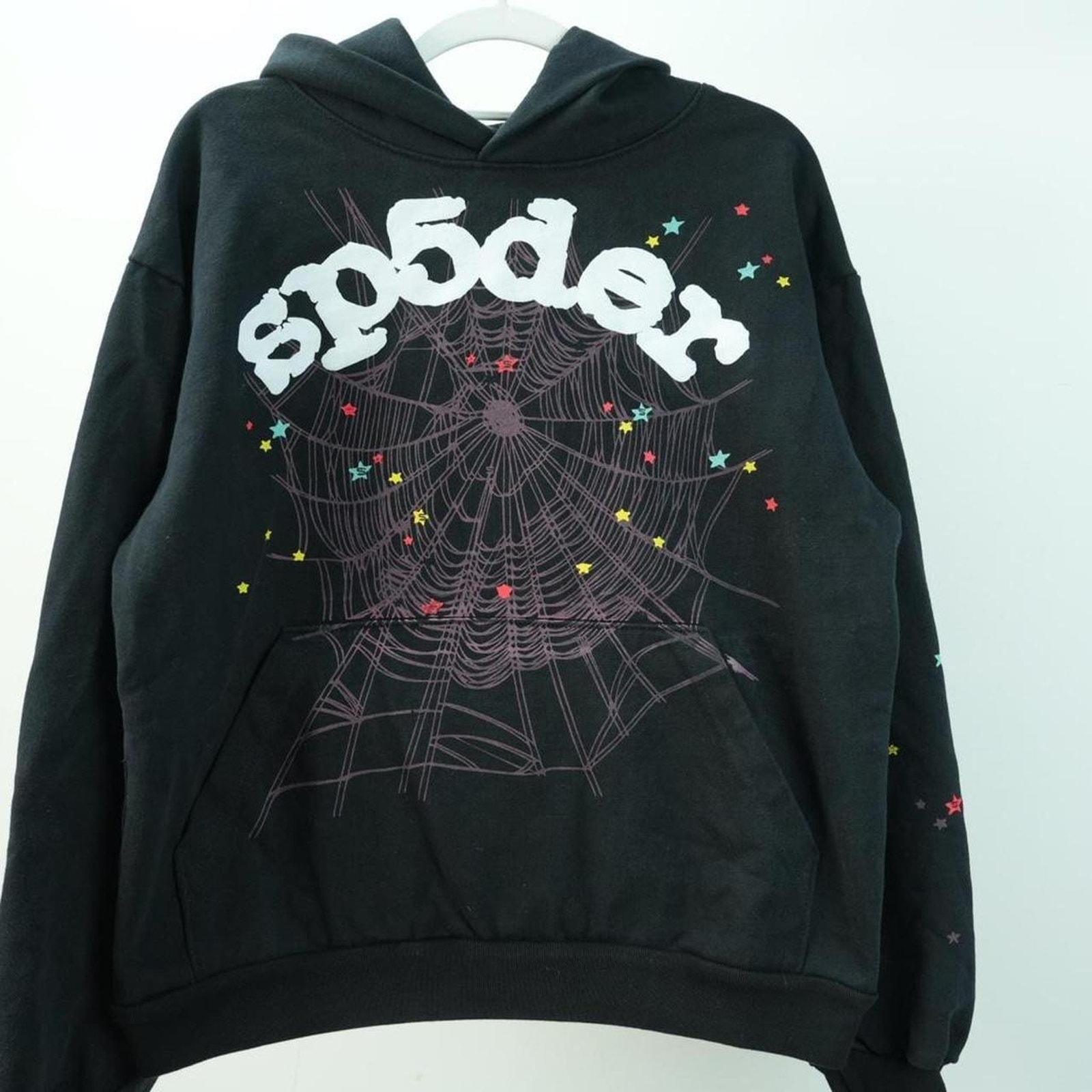 Sp5der hoodie black - Etsy 日本
