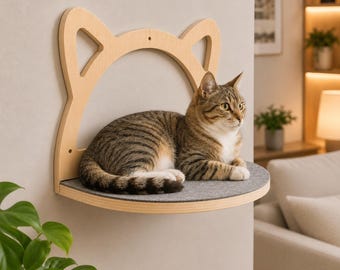 Corner Wall Cat Shelf for Climbing Playing and Resting