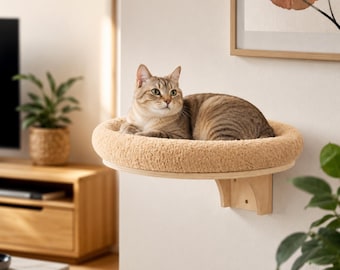 Wall Mounted Cat Shelf Floating Cat Perch for Indoor Cats