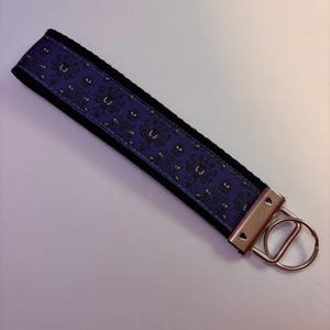 Haunted Mansion Wallpaper Wristlet Key Fob Disney Key Chain