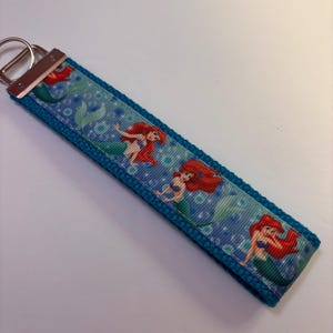 Ariel Little Mermaid Key Fob Wristlet Disney Key Chain Gift