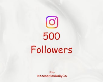500 Instagram Followers | Social Media Growth Service, Profile Promotion