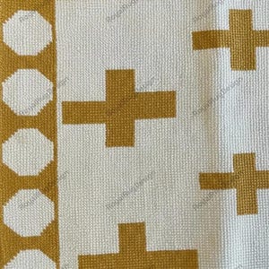 Hand Knotted Wool Rug Ivory Gold Cross Pattern Modern Area Rug Minimalist Luxury Carpet Contemporary Living Room Rug Decor Custom Size USA