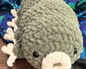 Crochet Tardigrade Plushie: Large Water Bear Amigurumi
