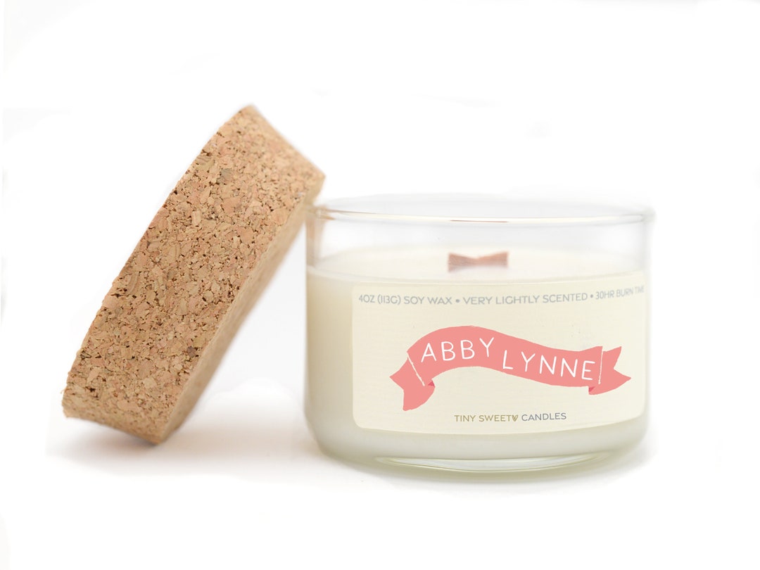 Personalized Candle • Nursery Decor • Gift for New Baby • New Mom Gift ...
