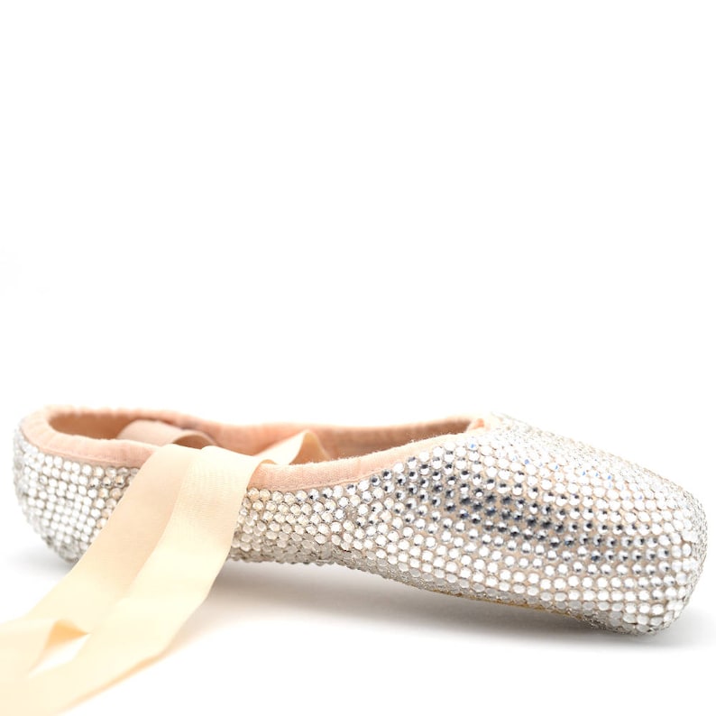 sparkly ballet shoes