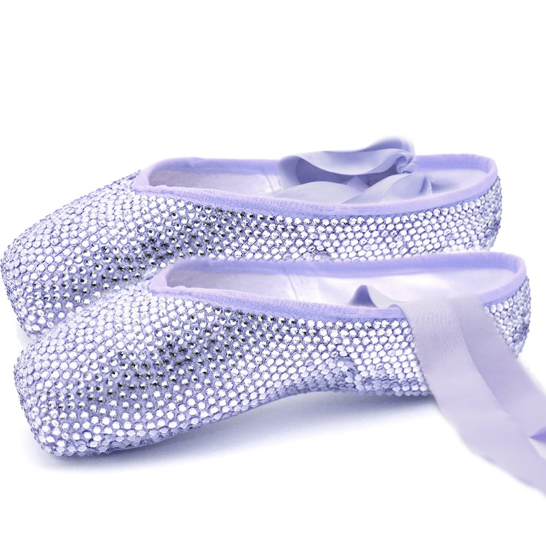 sparkly ballet shoes