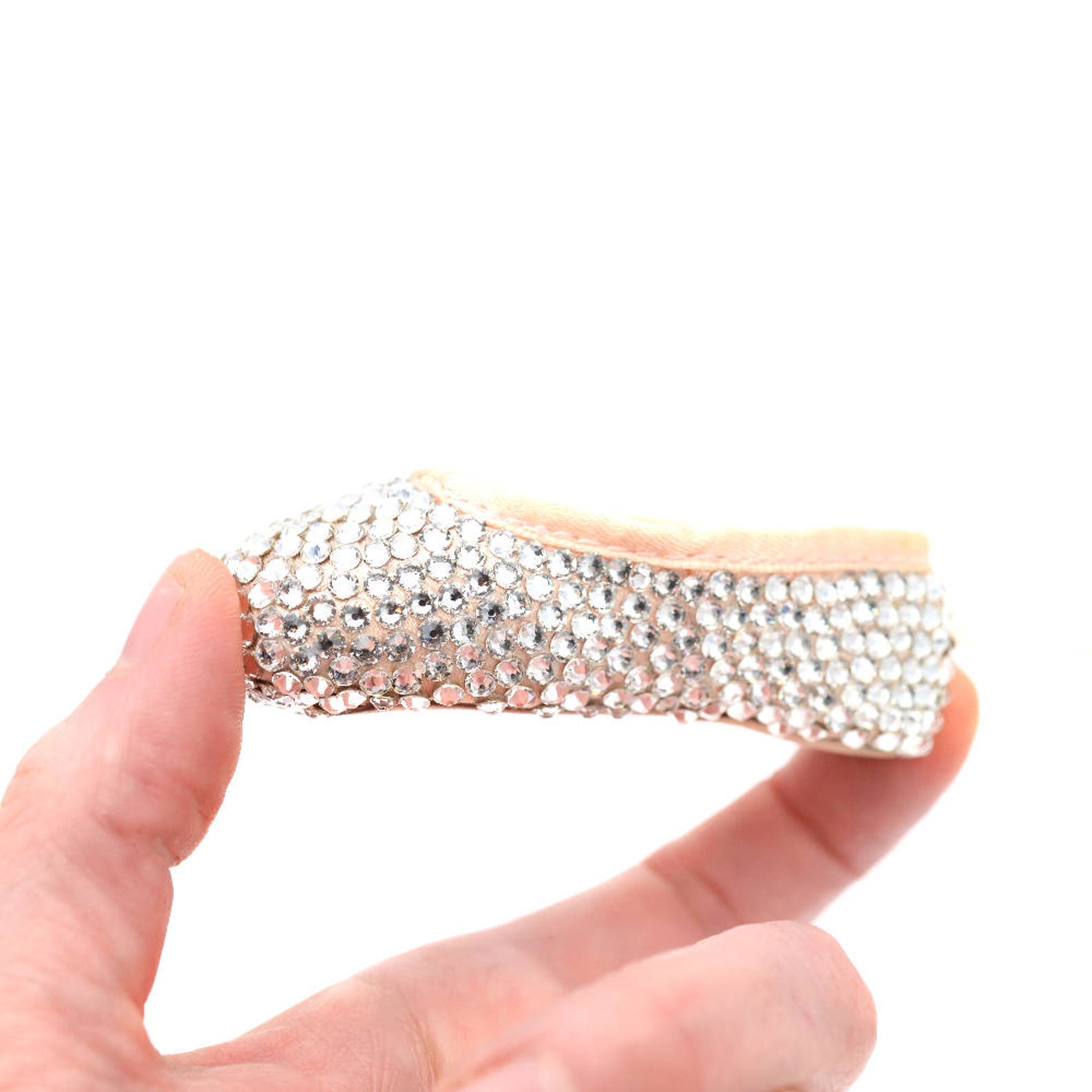 pointe shoe ornament | mini ballet shoe | crystal shoe | dance bag charm | mini pointe shoe key chain | ballerina gift | dancer
