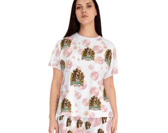 Yeehaw Bubblegum Cowgirl Pajama Set