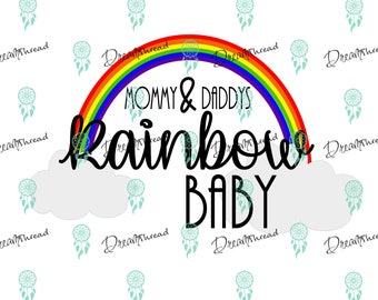 Download Rainbow baby svg | Etsy