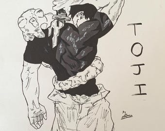 Toji Fushiguro Art Jujutsu Kaisen