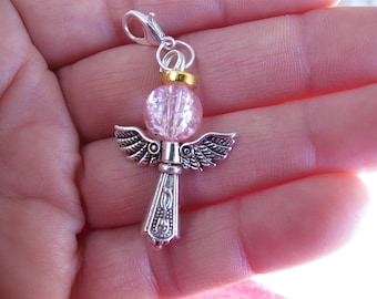 Handmade Angel Pendant: Remembrance Memorial Charm (D1)