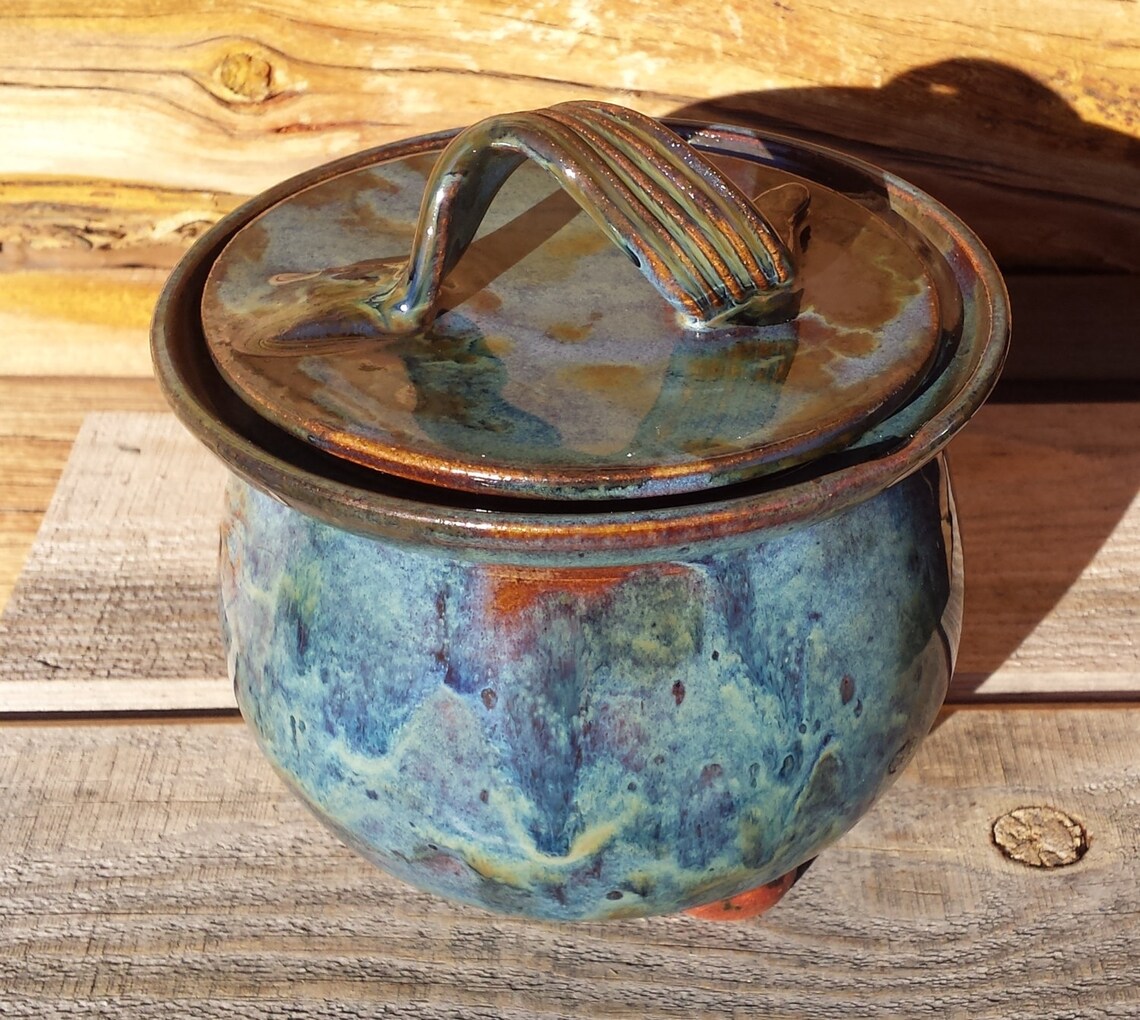 Pottery Sourdough Crock Fermenting Crock Wheat Barley Etsy