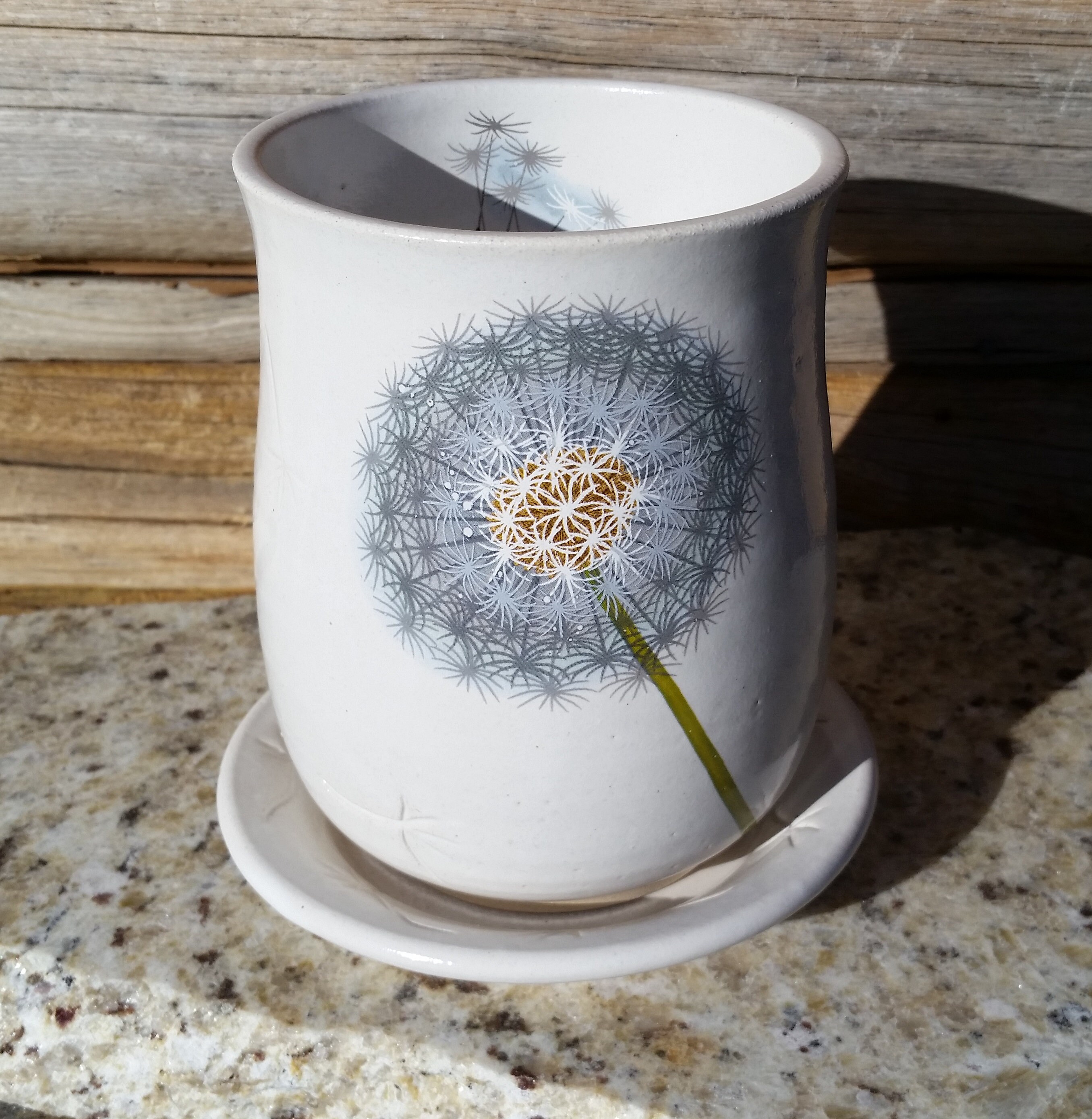 Dandelion Kitchen Brush Holder Brush Caddy Scrub Brush Etsy
