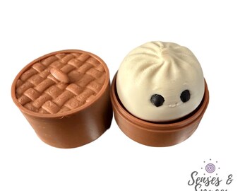 Knoedelklikker | Kawaii Bao-broodje | Fidgetspeeltje | Zintuiglijke hulpmiddelen | Meerdere kleuren beschikbaar | Mysteriebundels