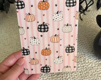 Pumpkin Kindle Insert, spooky season accessories, Halloween book accessory