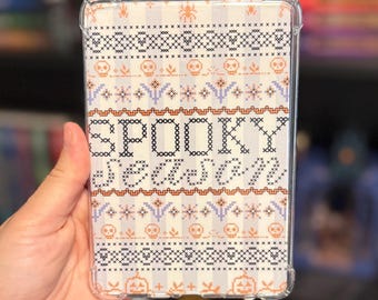 Spooky Kindle Insert, spooky season quote, Halloween book accessory