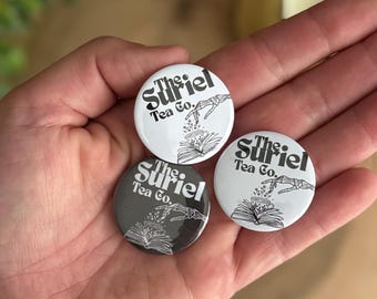 ACOTAR inspired pin, The Suriel button, Bookish gifts, Romantasy button