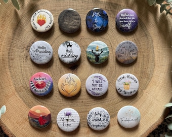 Throne of glass pins, Romantasy merch, Bag accessories, Booktok gifts
