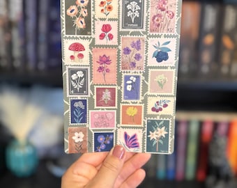 Floral kindle insert, vintage e-reader insert