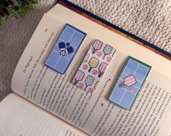 Pickleball magnetic bookmark, gift for pickleballer