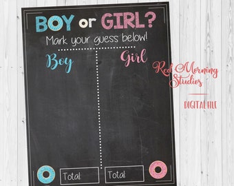 donut gender reveal etsy