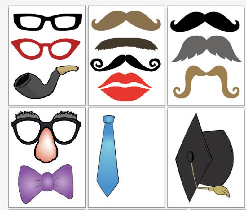 Class Reunion PRINTABLE photo booth props High School Reunion | Etsy