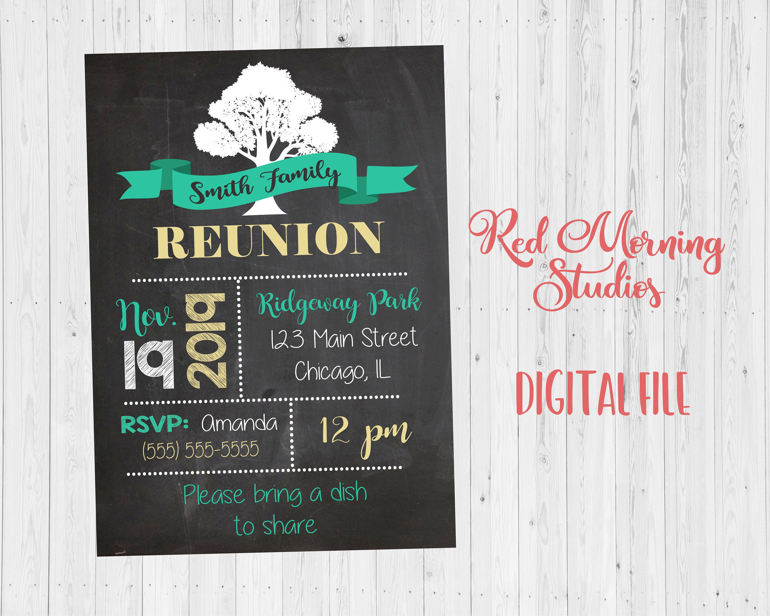 Family Reunion Invitation Wording Ideas