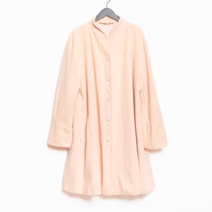 Cappotto a trapezio in misto lana rosa baby Mondi Vintage - Taglia S/M - GR36