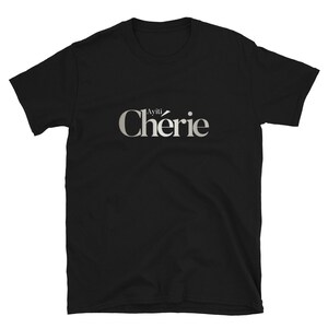Camiseta unissex de manga curta prata Anita Cherie