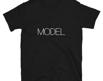 MODEL Short-Sleeve Unisex T-Shirt WHITE