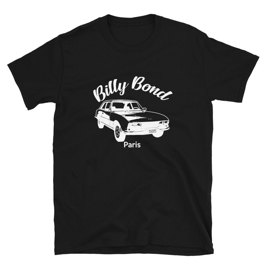 Peugeot 504 Coupe V6 1978 BLACK Short-sleeve Unisex T-shirt