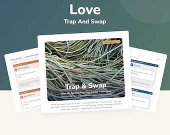 Thinking Traps Card Game for Tweens 9-12, Printable CBT Deck, Cognitive Distortion Coping Cards
