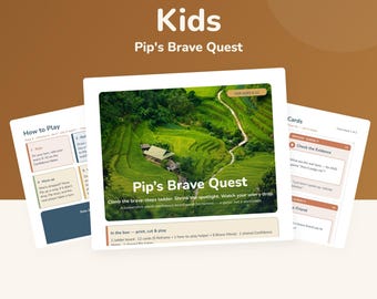 Social Confidence Board Game for Tweens 9-12, CBT Social Anxiety Printable, Brave Quest
