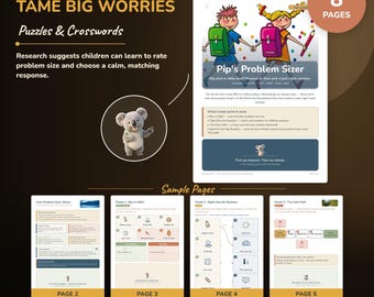 Big Deal or Little Deal? Printable Calm Reactions Puzzle Pack Kids 5-8 PDF