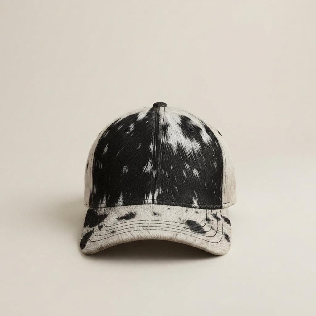 帽子 klootch BRUNEL&Co BASEBALL CAP COW HIDE Cow Hide Baseball Cap - Etsy