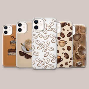 Etui na telefon z motywem ziaren kawy do iPhone'a 17 Pro, 16, 15, 14, 13, 12, Samsunga S26, S25, S24, S23Fe, A16, A56, A36, Pixela 10Pro, 9Pro