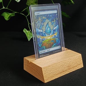 mtg card display stand Bivitre Trading Frame with UV Protection Magnetic Card Holder With the MTG Cards Vertical Card Stand mtg card display Stand