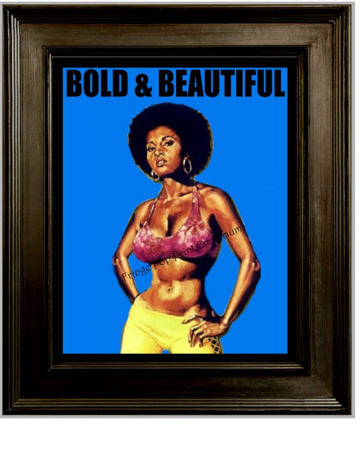 1950s ebony pinup art