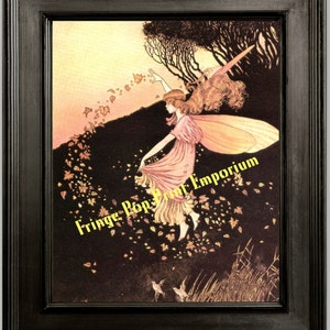 Art Nouveau Fantasy Fairy Art Print 8 x 10 - Illustration
