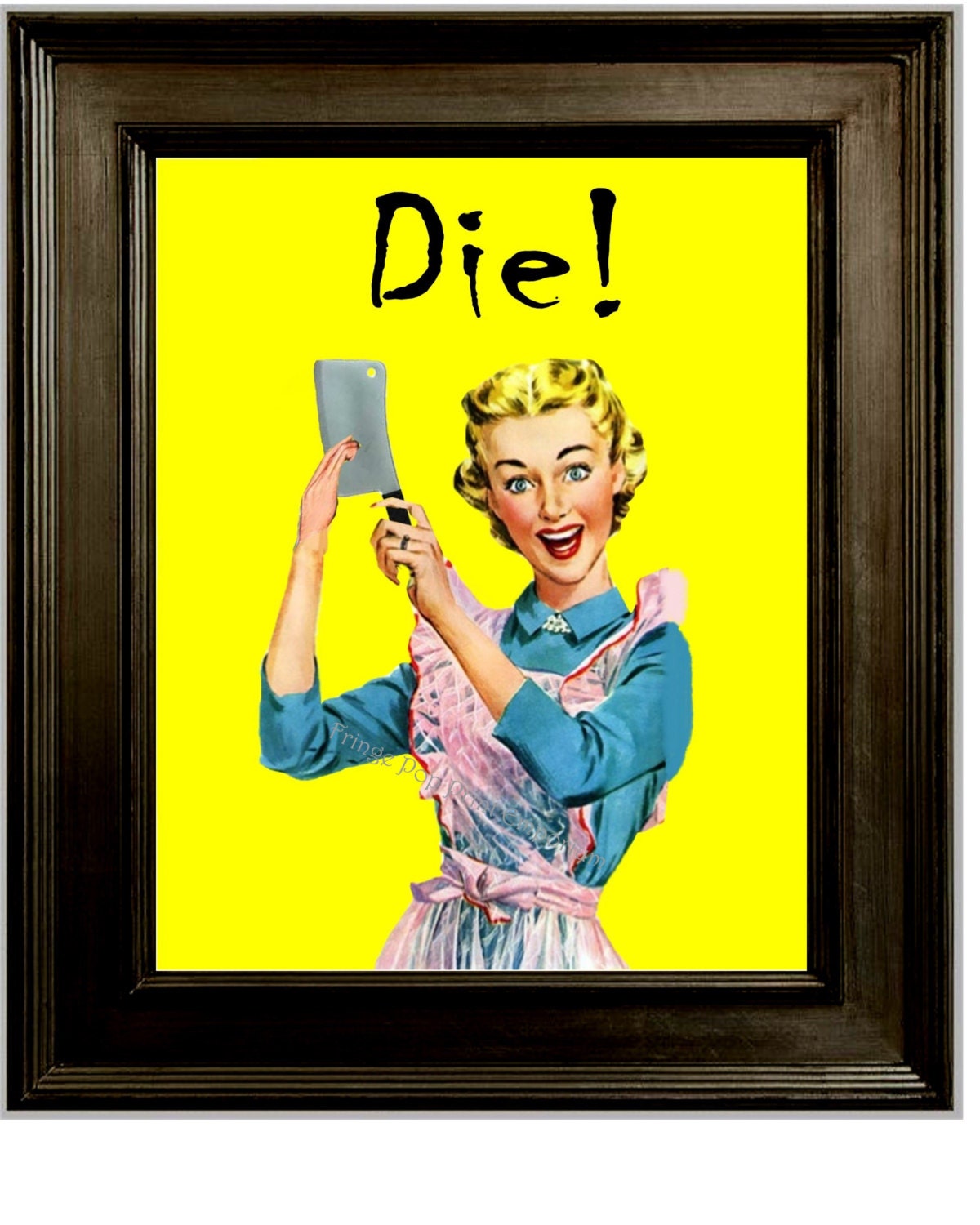 50s Housewife Humor Art Print 8 X 10 Retro Housewife