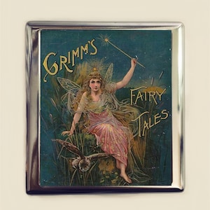 Grimms Märchen Zigarettenetui Visitenkarte Ausweis Halter Märchen Märchenbuch Viktorianisch