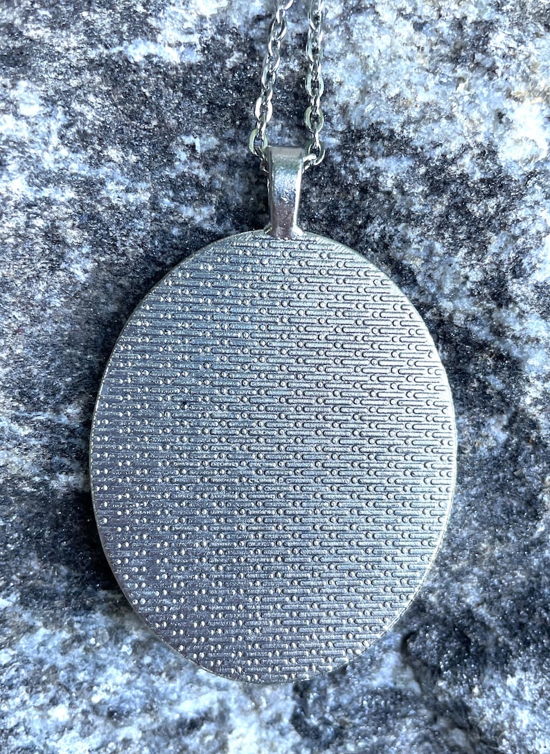 Kabbalah Pendant Silver Tone - Jewish Mysticism Mystical Esoteric Occult Judaism Necklace image 2