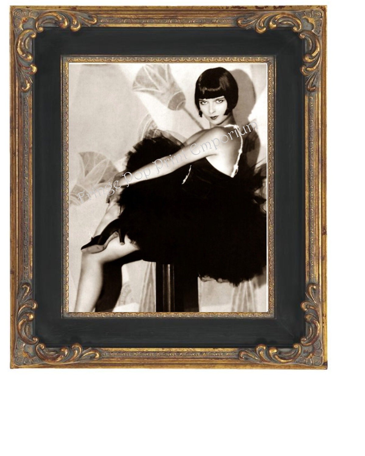 Art Deco Flapper Art Print 8 X 10 - Classic With Bob - 1920s - Etsy