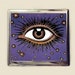Franz Von Stuck Eye Cigarette Case Business Card ID Holder Wallet Occult Mystical Fine Art Painting All Seeing Eye 